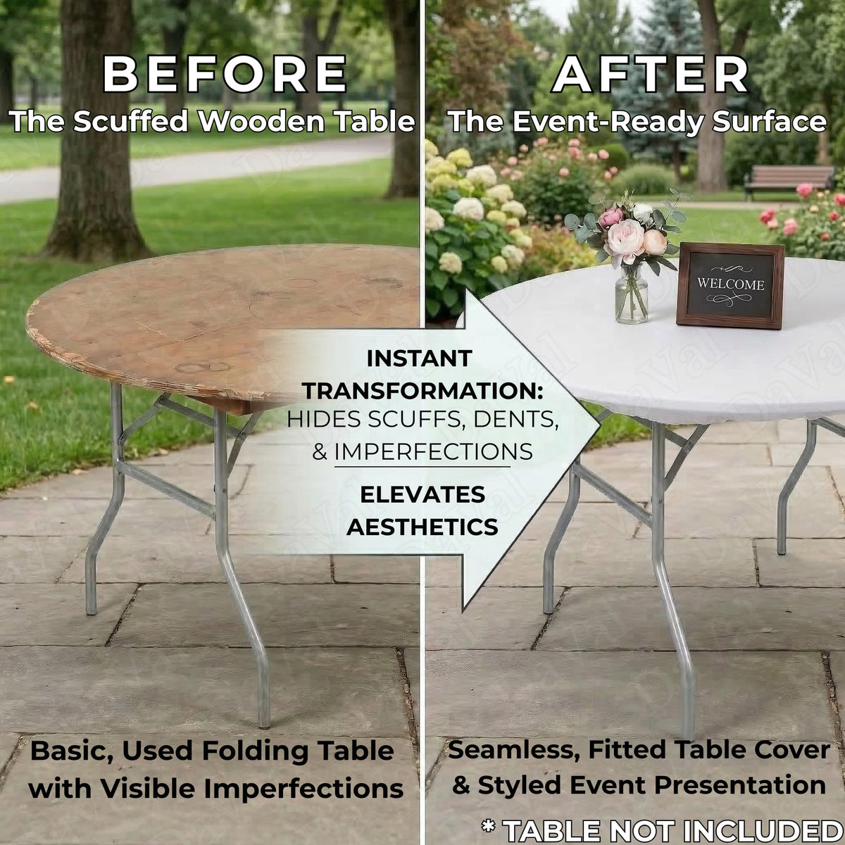 Durable 3 mil plastic provides premium feel and better spill protection.