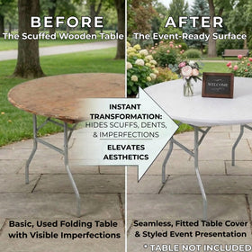Durable 3 mil plastic provides premium feel and better spill protection.