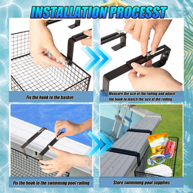 Desunqin dual-support-stability design keeps items secure near the pool.