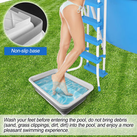 Desunqin portable foot bath ideal for beach and pool parties.