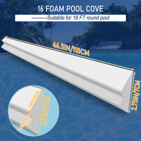 Desunqin pool cove packaging 16-count shown for DIY pool protection.