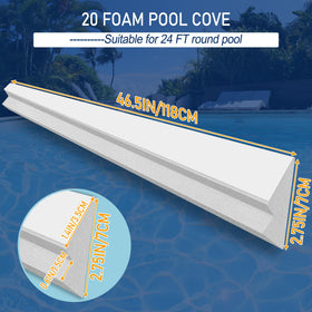 Desunqin pool cove soft edge creates a smooth bottom edge