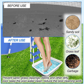 Desunqin pool foot bath with non-slip bottom provides stable use.