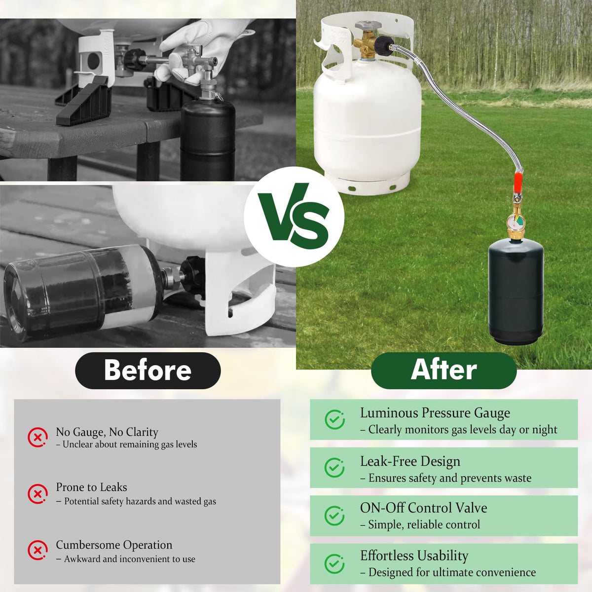 Detoypapa QCC1 overflow protection reduces overfill risk.