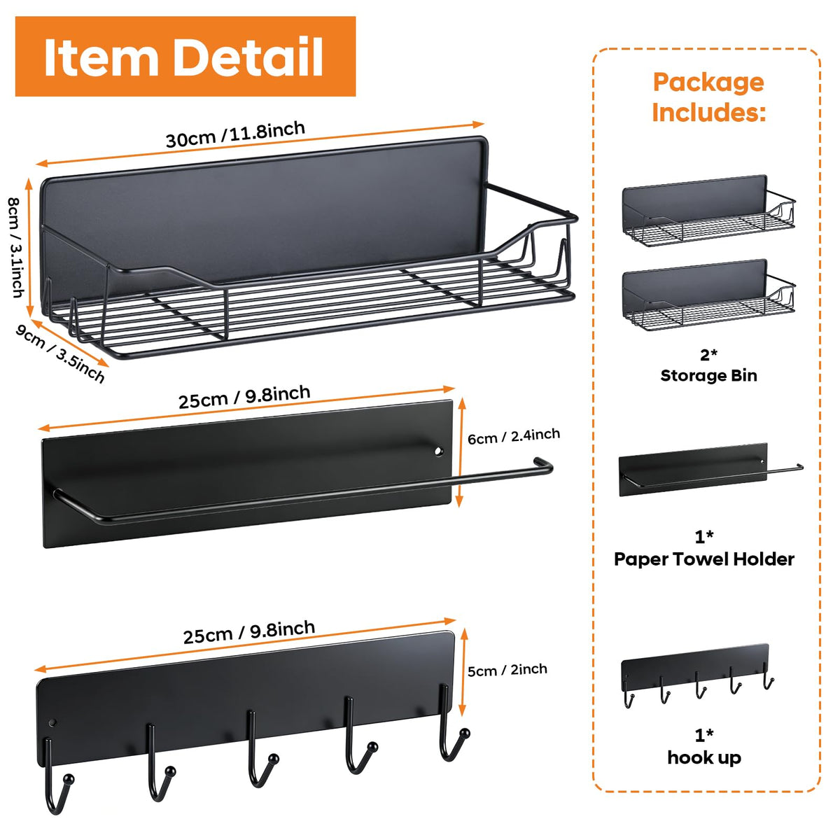 Detukna grill basket with paper towel holder keeps towels handy
