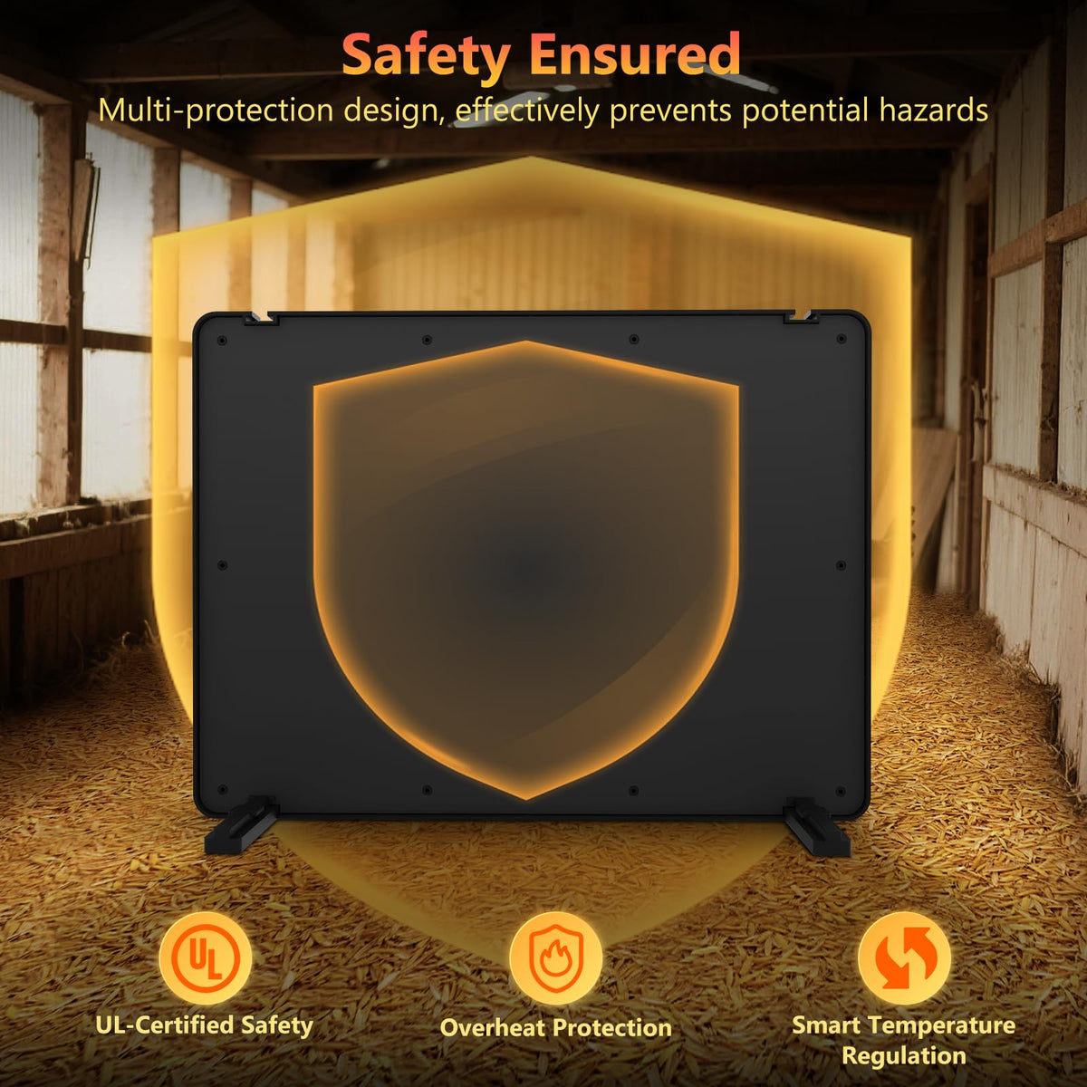 Devopet brooder plate overhead installation in coop