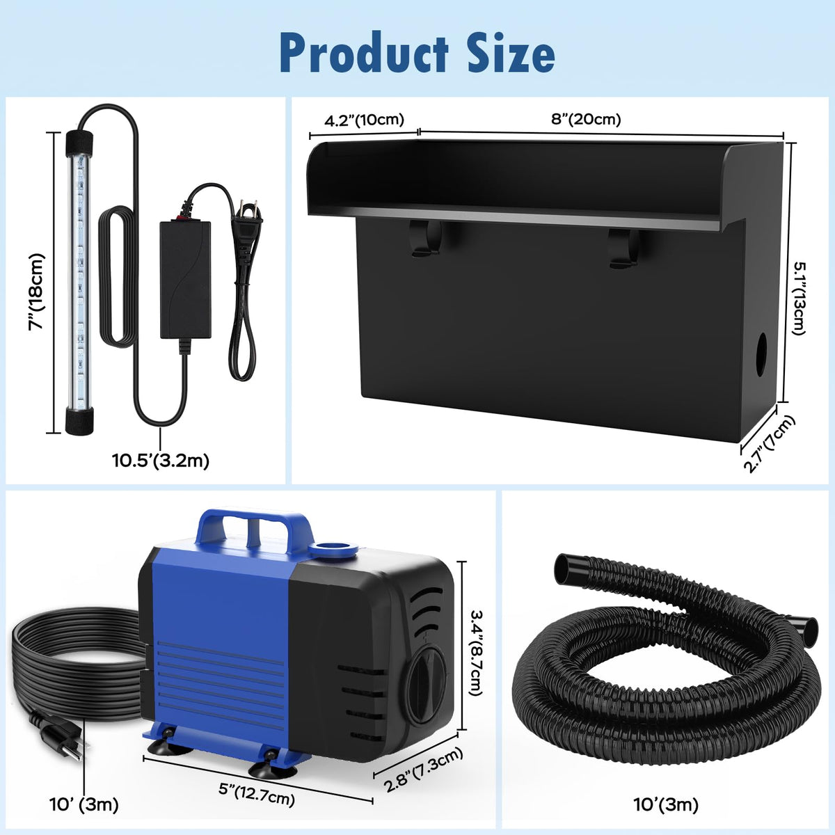Devopet installation kit includes fittings and components for easy setup.