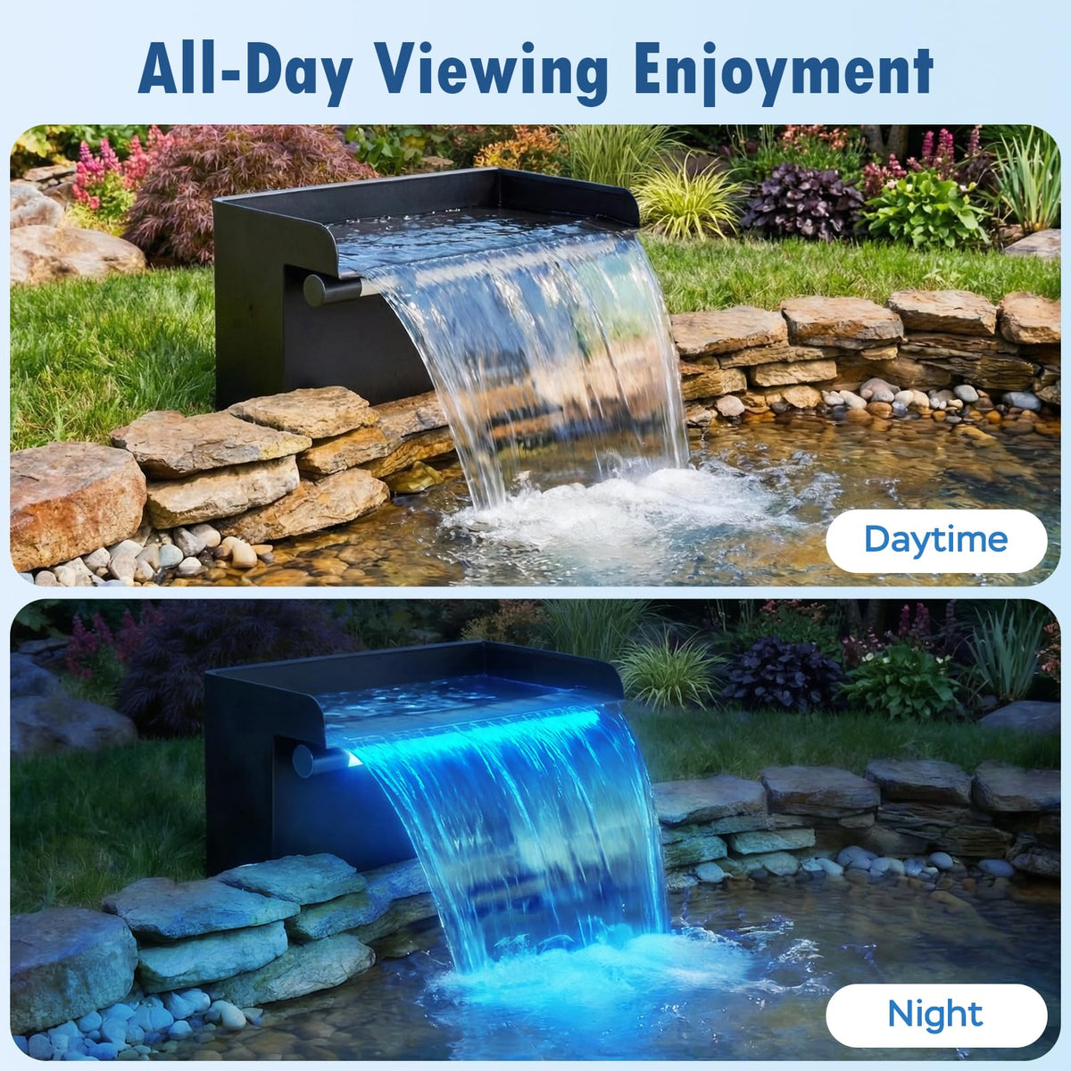 Devopet 660GPH submersible pump powers smooth water flow and circulation.