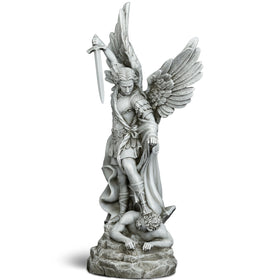 DevotedWalls Saint Michael gifting statue for devout occasions.