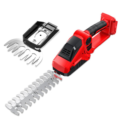 DEVTBLUN cordless hedge trimmer with Milwaukee battery compatibility for cable-free trimming