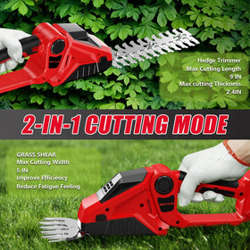 Powerful 2200 RPM motor in the DEVTBLUN trimmer for fast cuts