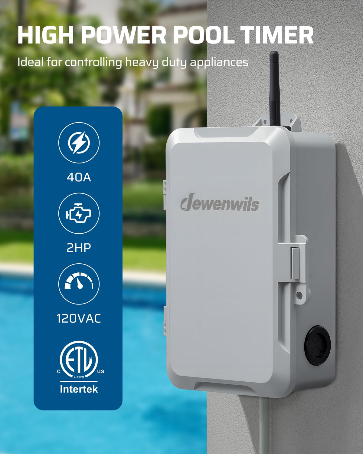DEWENWILS timer compatible with Smart Life for voice control with Alexa