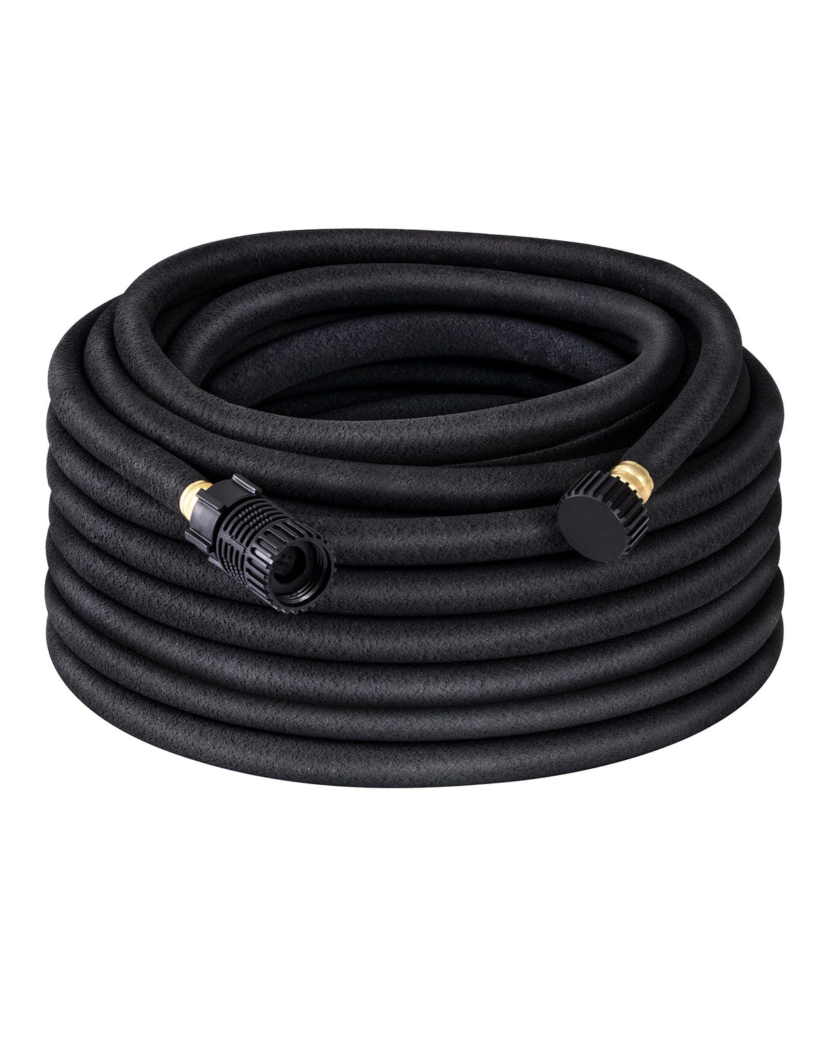 DEWENWILS soaker hose with brass connectors ensures leak-free garden irrigation.