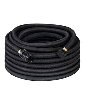 DEWENWILS soaker hose with brass connectors ensures leak-free garden irrigation.