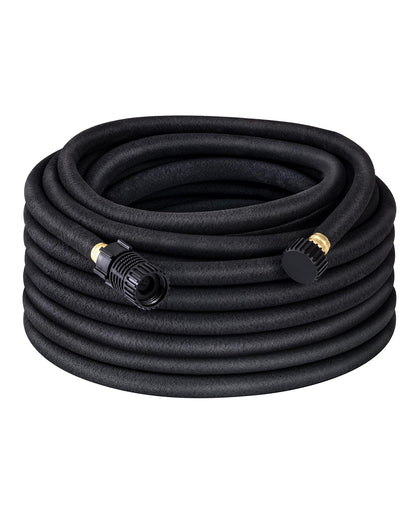DEWENWILS soaker hose with brass connectors ensures leak-free garden irrigation.
