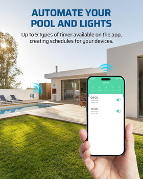 Versatile DEWENWILS timer for water heaters, irrigation, and spa automation