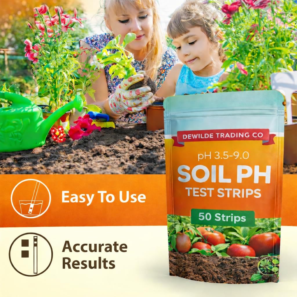 Dewilde Trading Co wide pH range graphic for all soils.