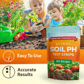 Dewilde Trading Co wide pH range graphic for all soils.