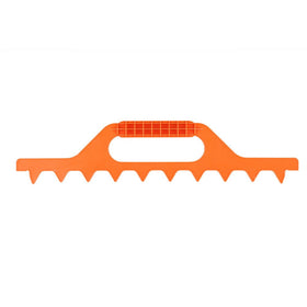 DEWIN 9-frame orange spacer in use to keep frames evenly spaced for easy honey extraction.