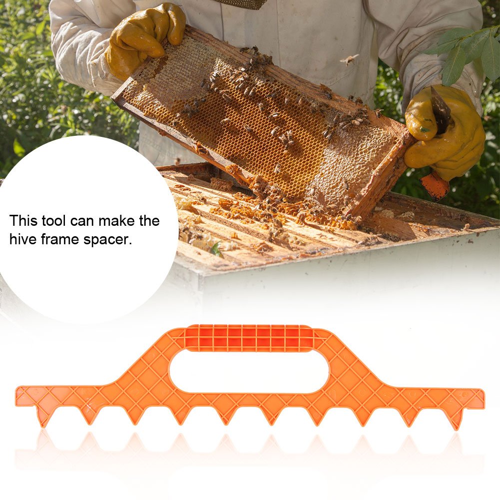 DEWIN honeycomb spacing tool with 9-frame design aligns frames quickly during hive setup.