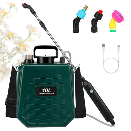 Dewoterea battery-powered garden sprayer with 2.6-gallon capacity for easy yard coverage.