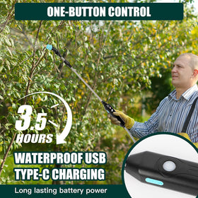 Dewoterea TPE hose resists tangling for smooth, reliable spraying.