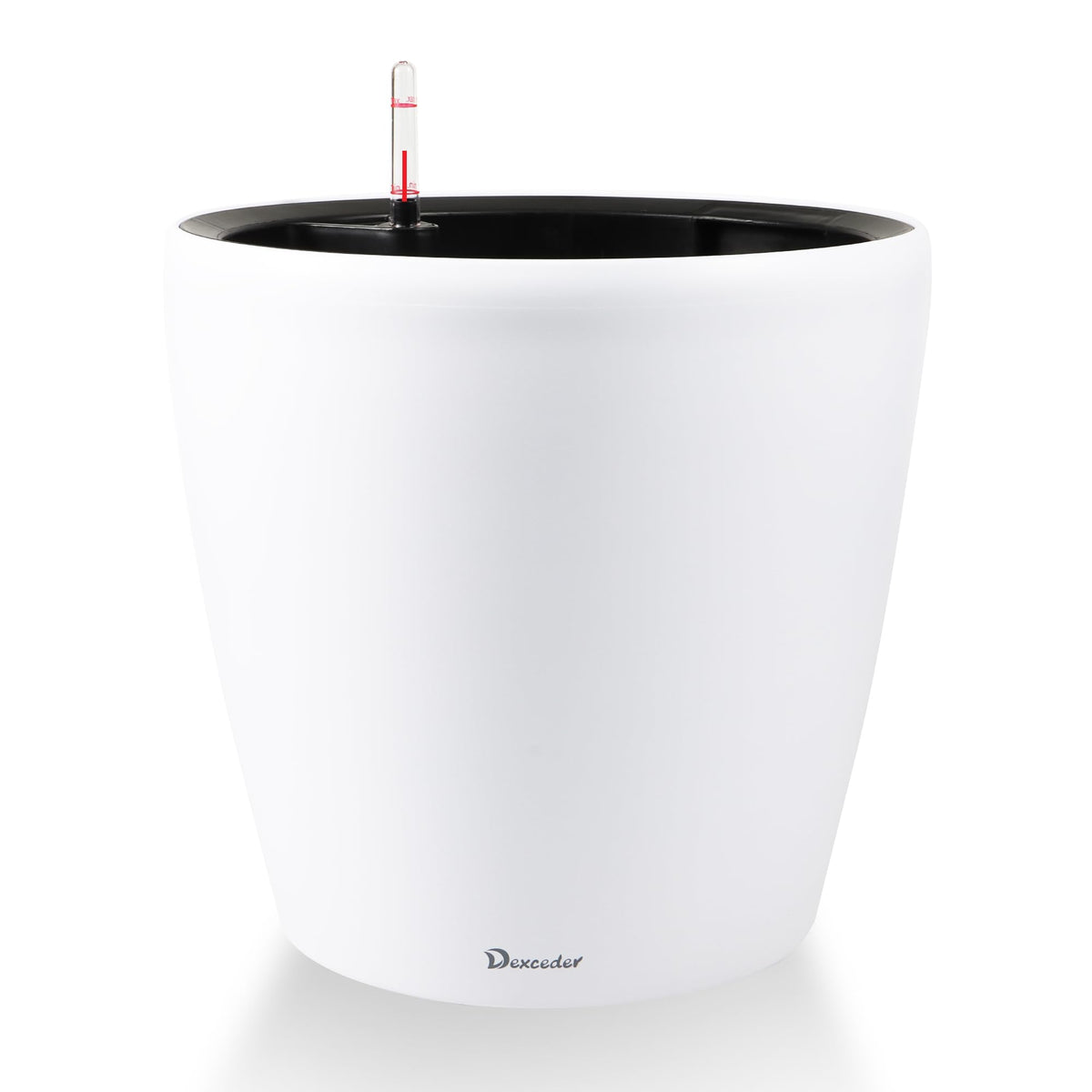 Dexceder 18x17 planter outer view with sturdy wheels for easy mobility.