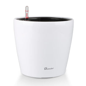 Dexceder self-watering planter with water level indicator for easy care.