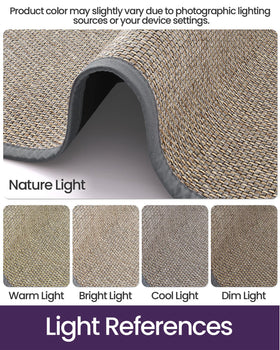 DEXI mat features beveled rubber edge to prevent water pooling and protect floors.