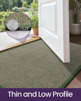 DEXI durable rubber edge mat resists water in all weather.