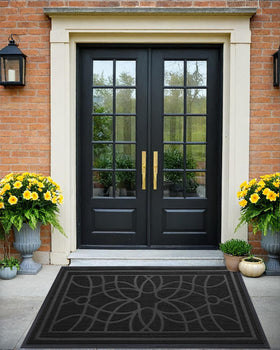 DEXI front door mat comes in 3x2 size for versatile spaces.