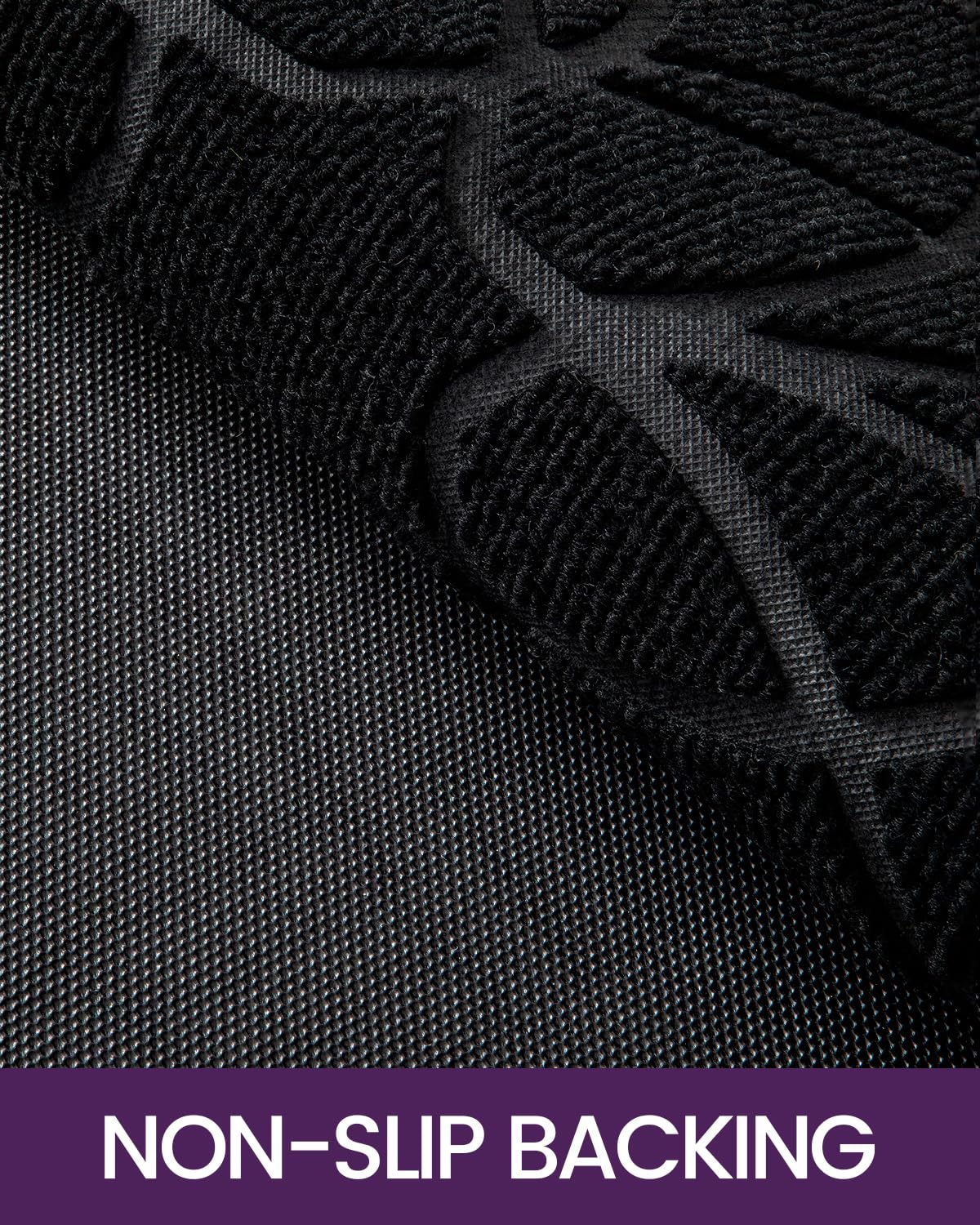 DEXI all-weather mat endures rain and mud with fade-resistant tops