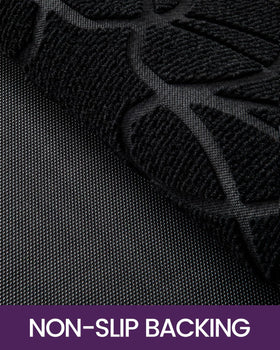 DEXI all-weather mat endures rain and mud with fade-resistant tops