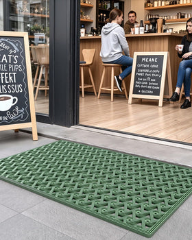 DEXI all-weather mat ready for year-round outdoor use