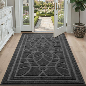 DEXI 5x3 grey front door mat for durable entry protection