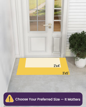DEXI front-door mat dirt-dust-trap texture captures sand before it enters.