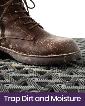 DEXI mat features over 150 drain holes for fast drying.
