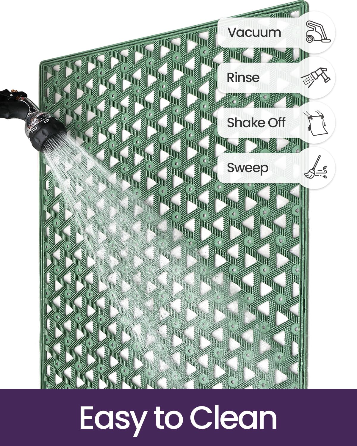DEXI entryway mat suitable for garden or outdoor doorway