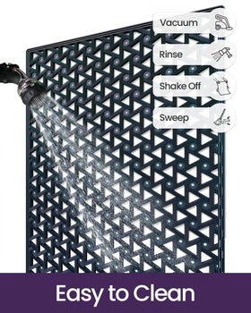 DEXI mat suitable for patios and garages to catch dirt