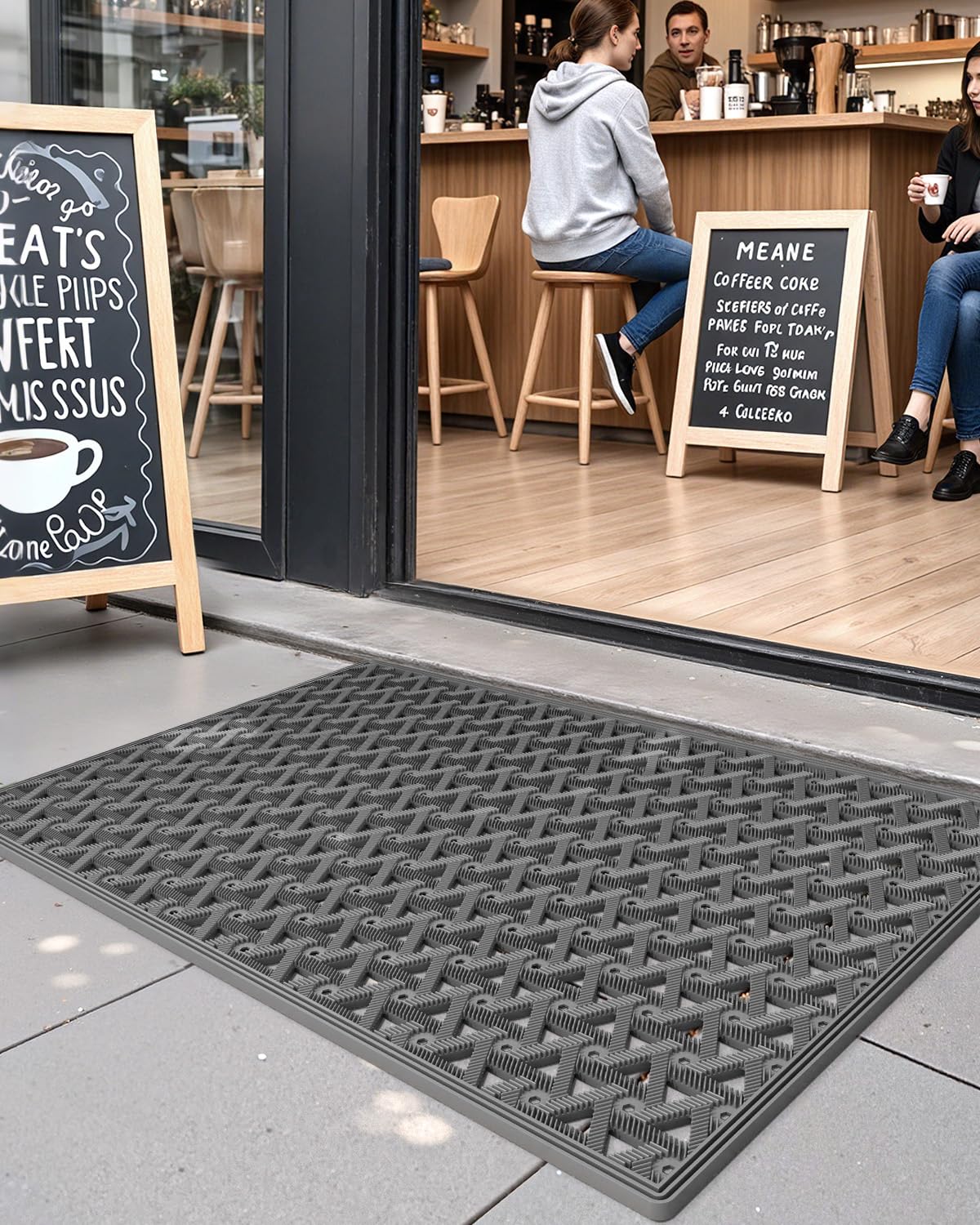DEXI mat with reinforced texture for rugged outdoor use.