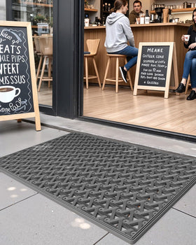 DEXI mat with reinforced texture for rugged outdoor use.