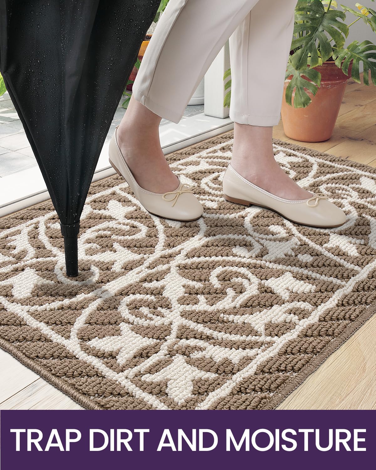 DEXI versatile weather mat suitable for indoor use at the entry.