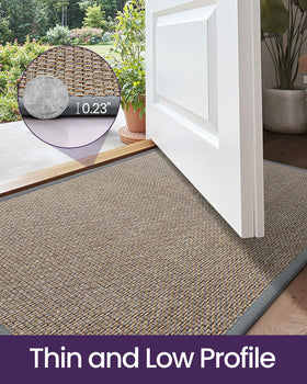 DEXI non-slip backing provides floor grip for safe entry and exit.