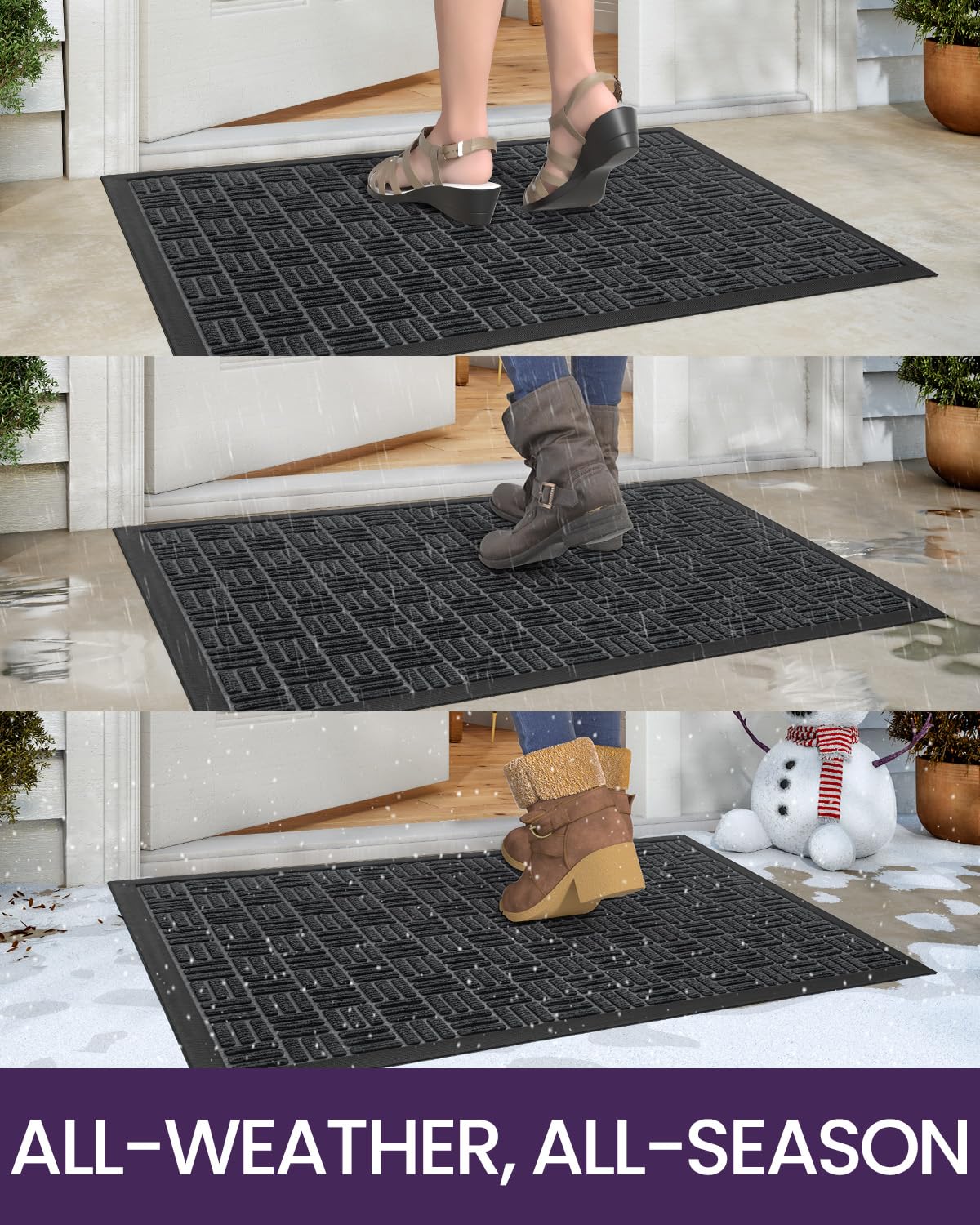 DEXI patterned grooves on polypropylene surface trap dirt effectively.