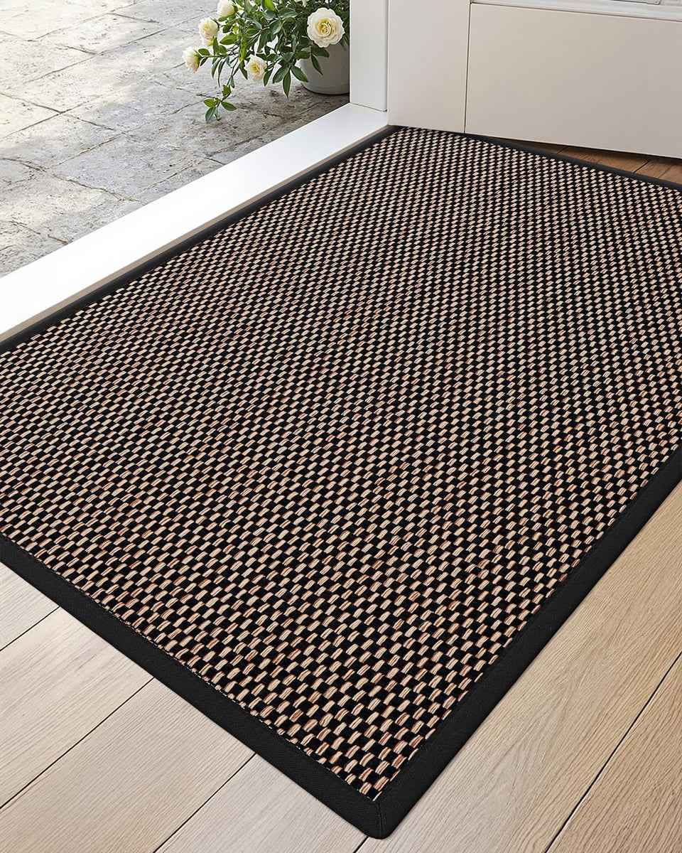 DEXI Ultra Thin Entryway Mat front view traps moisture for a dry entrance