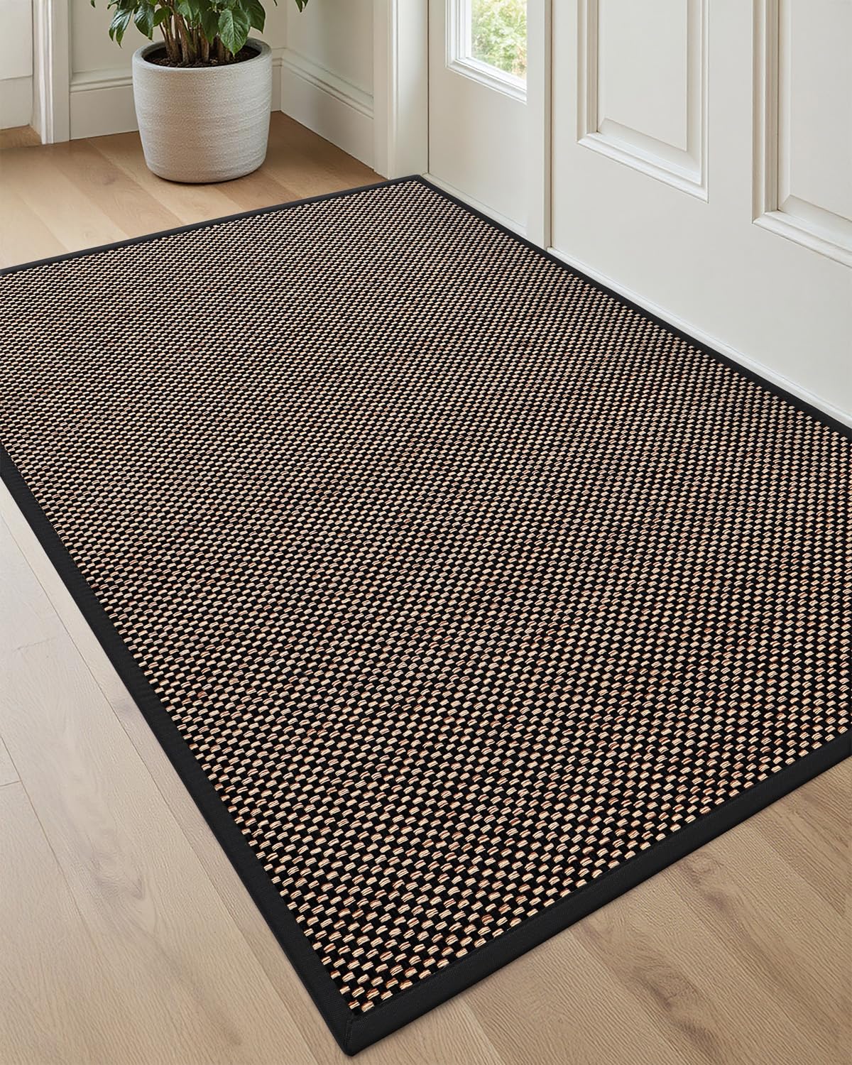 DEXI Ultra Thin Entryway Mat 32x48 front view shows sleek low-profile design.