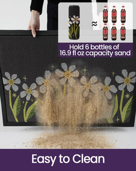 DEXI weather-resistant mat endures rain and snow while staying tidy