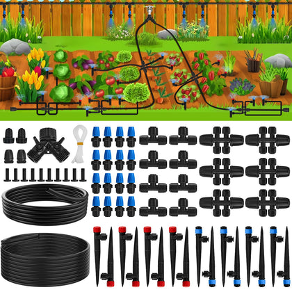 DFDNFF 200ft quick-connect drip kit for efficient watering setup