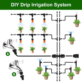 DFDNFF drip emitter stream shown for adjustable root-level delivery