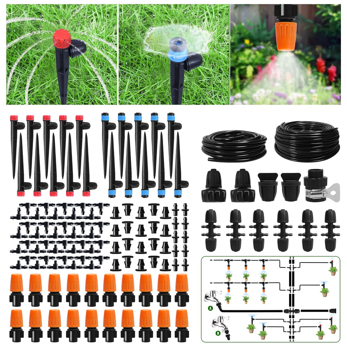 DFDNFF misting nozzle suitable for greenhouse cooling and humidity